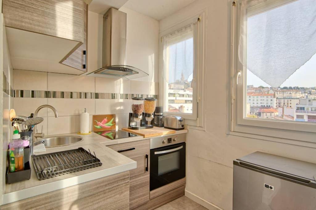 Ferienwohnung Le Bonheur Des Catalans Marseilles Exterior foto